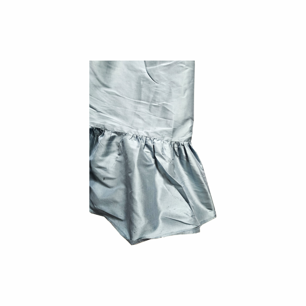 Silk Midi Dress with Grosgrain Tie Straps – Lesea by Lesea Berry
