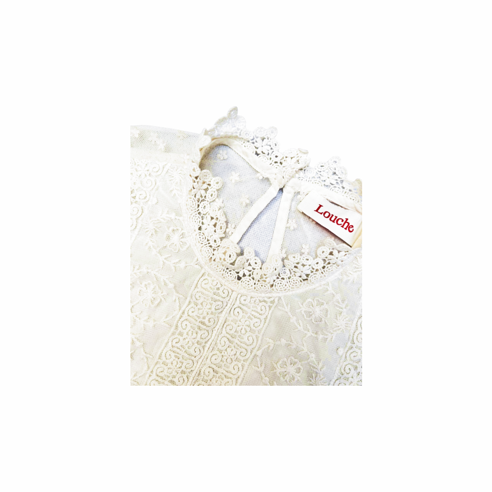 Bohemian Sheer Lace Blouse - Louche