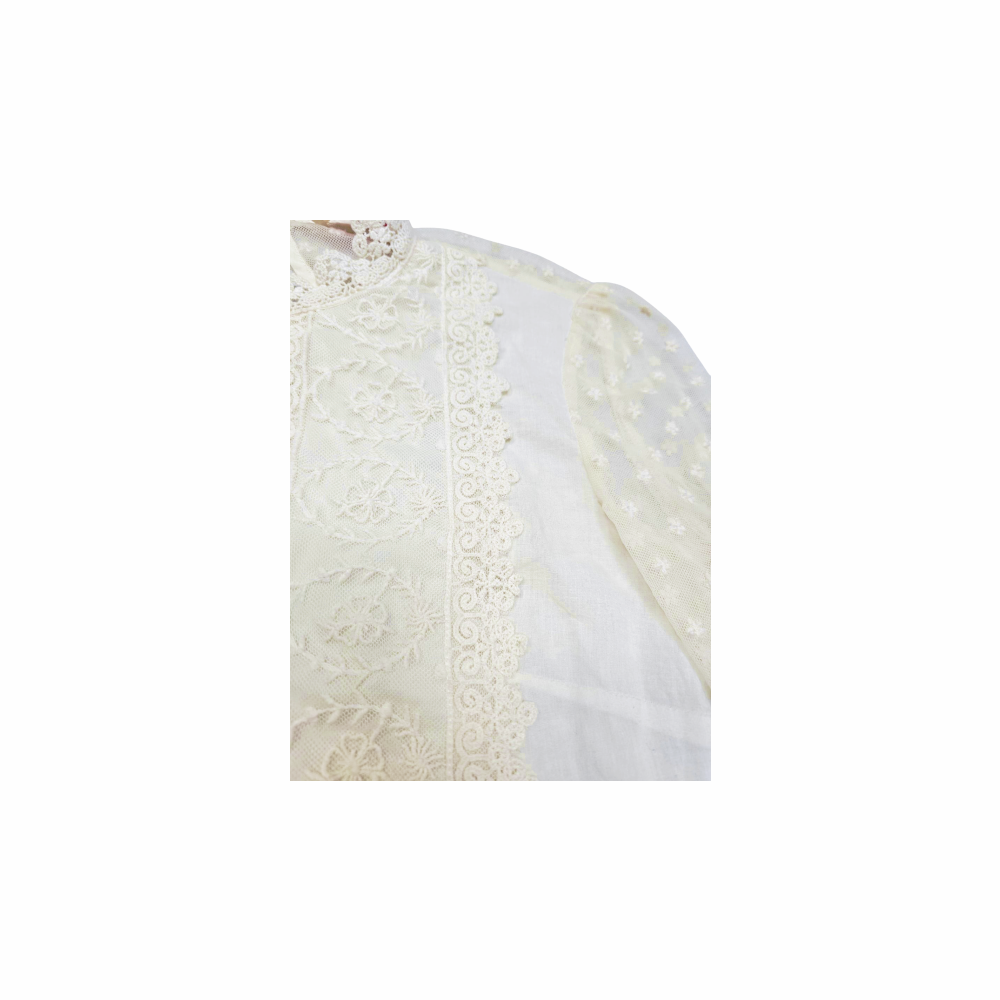Bohemian Sheer Lace Blouse - Louche