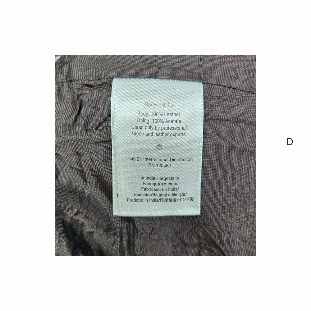 Low Rise Leather Trousers- DKNY JEANS - Re:Velvet