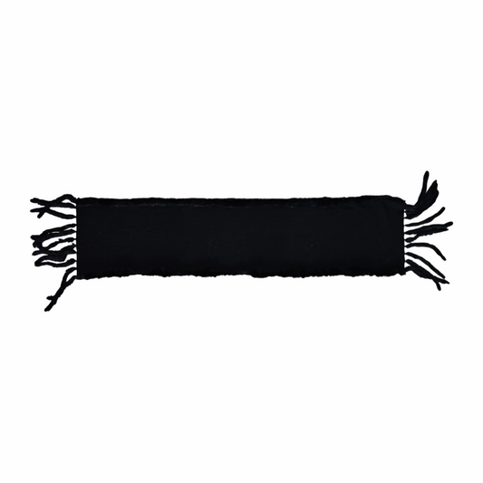 1990s Wool Blend & Rabbit Fur Fringe Scarf - Lucia - Re:Velvet