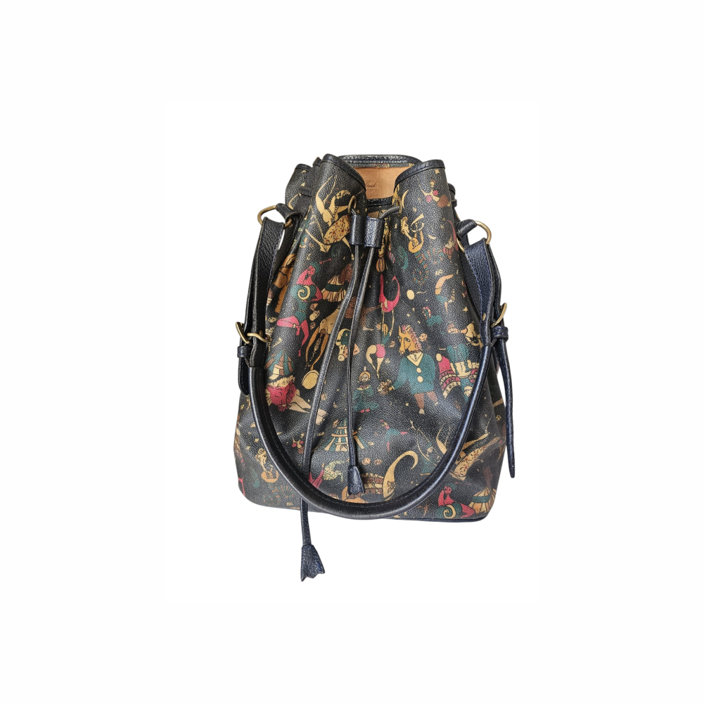 Magic Circus Leather Bucket Bag - Piero Guidi