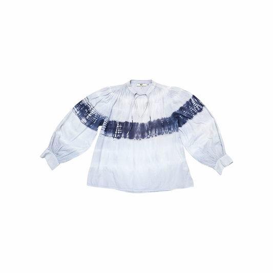 Tie & Dye Balloon Sleeves Blouse - MKT Studio