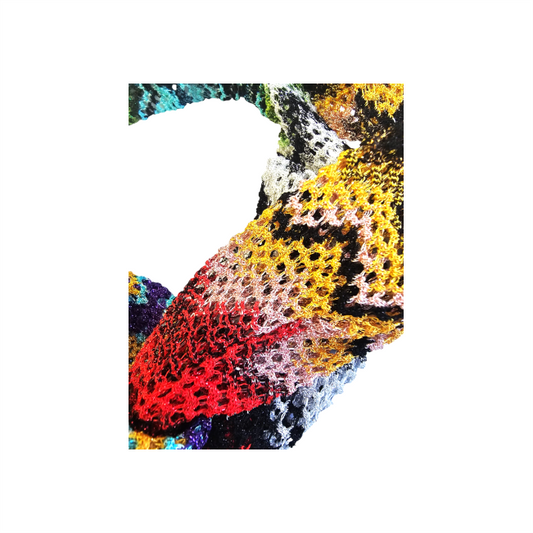 Metallic crochet knit headband - Missoni Mare - Re:Velvet