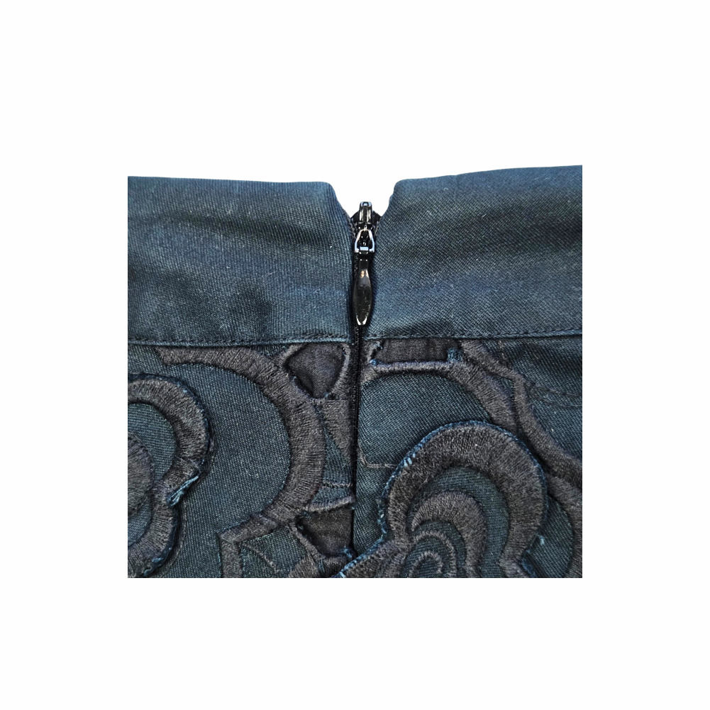 Pencil Skirt with Floral Embroideries - Max Mara - Re:Velvet