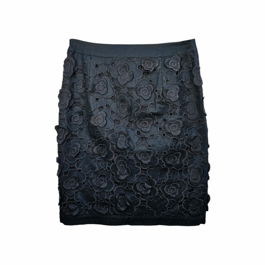 Pencil Skirt with Floral Embroideries - Max Mara - Re:Velvet