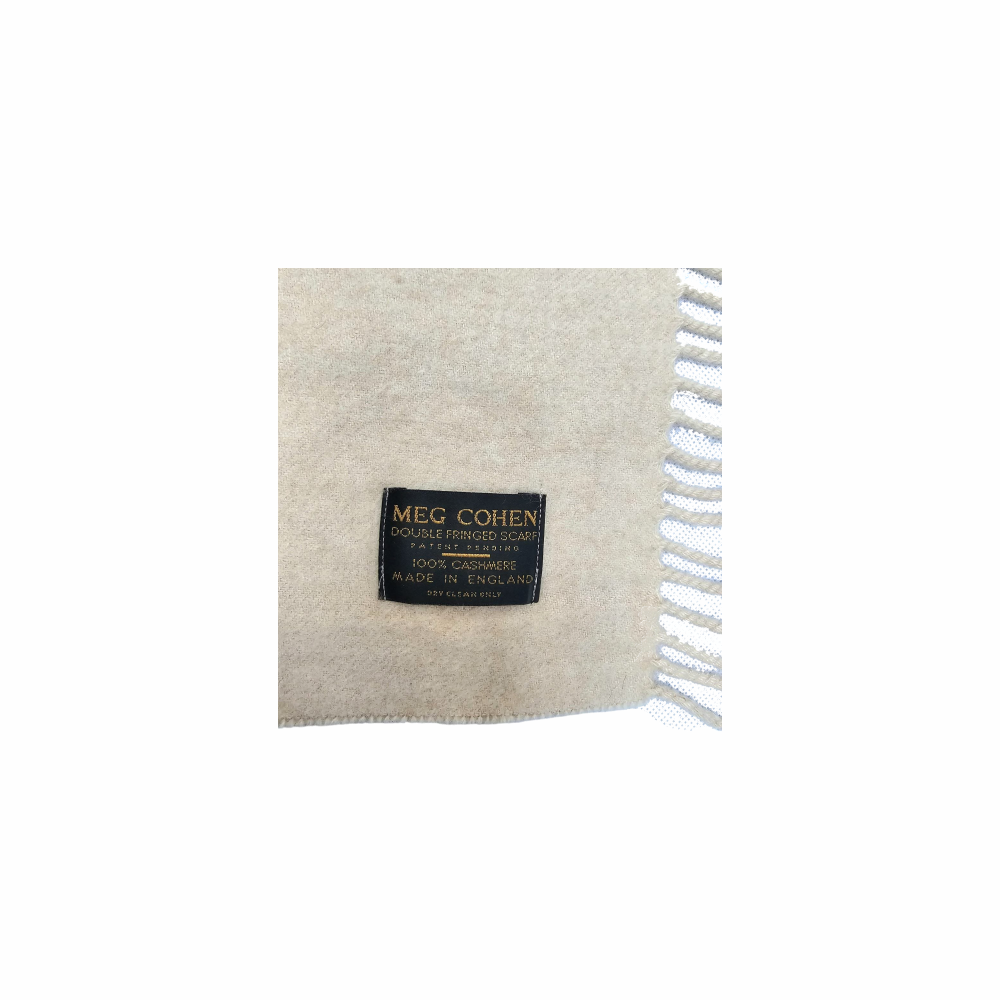 Double Fringe Cashmere Scarf - Meg Cohen - Re:Velvet