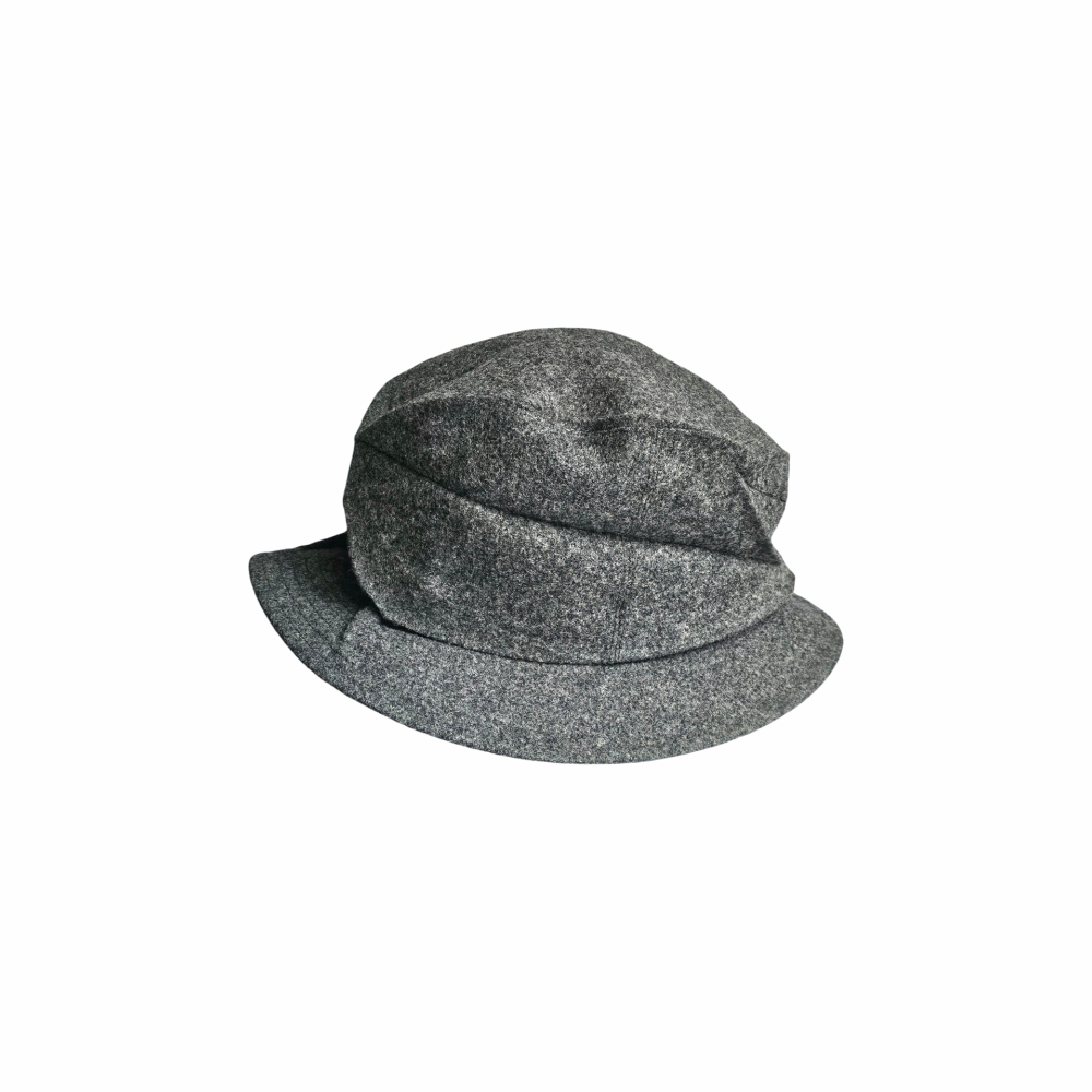 Mens Collapsible Wool Felt Stylised Fedora Hat - Issey Miyake - Re:Velvet