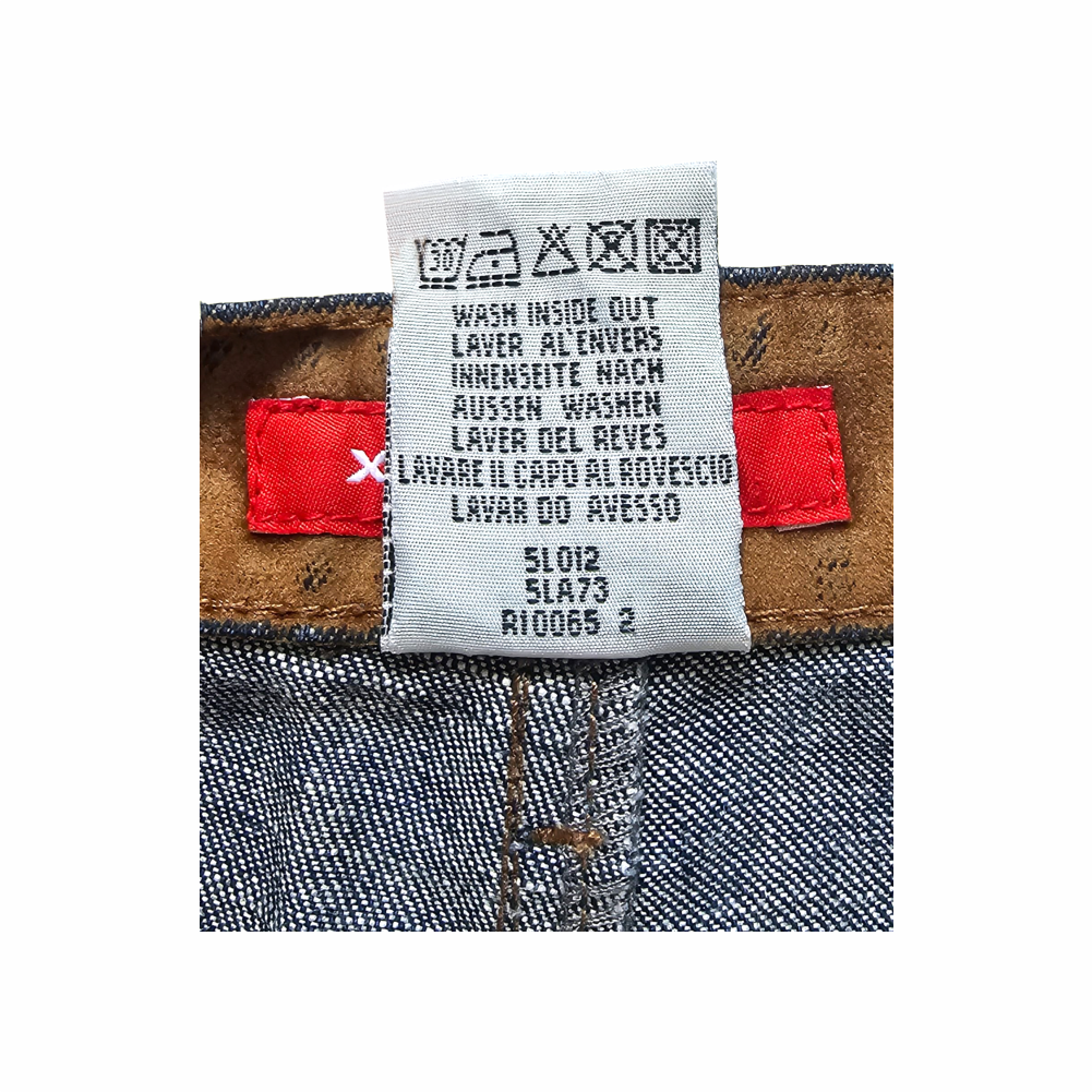 Y2K Distressed Brown & Indigo Wash Jeans - XX by Mexx