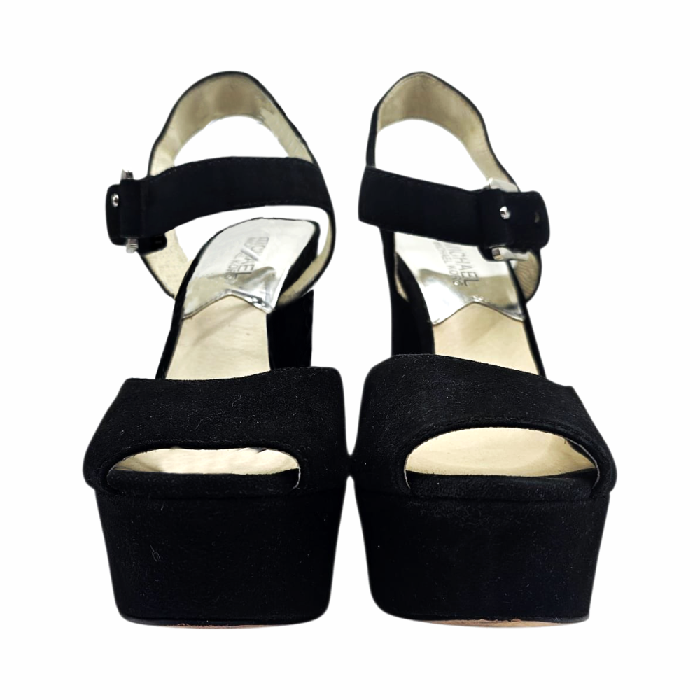 London Suede Platform Peep-Toe Sandal - Michael Michael Kors