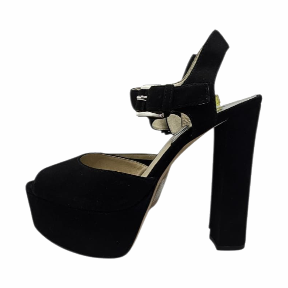 London Suede Platform Peep-Toe Sandal - Michael Michael Kors