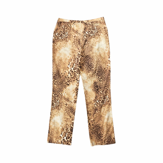 Y2K Leopard-Print Stretch Cotton Jeans - Michèle