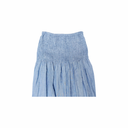 Sula Skirt With Shirred Waist - Mondo Corsini