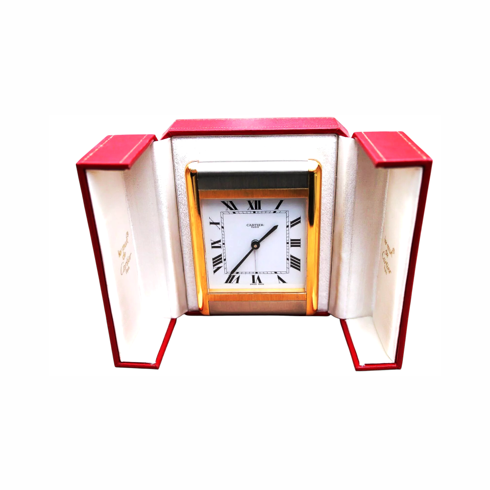 Travel Alarm Clock "Tank" - Cartier - Re:Velvet