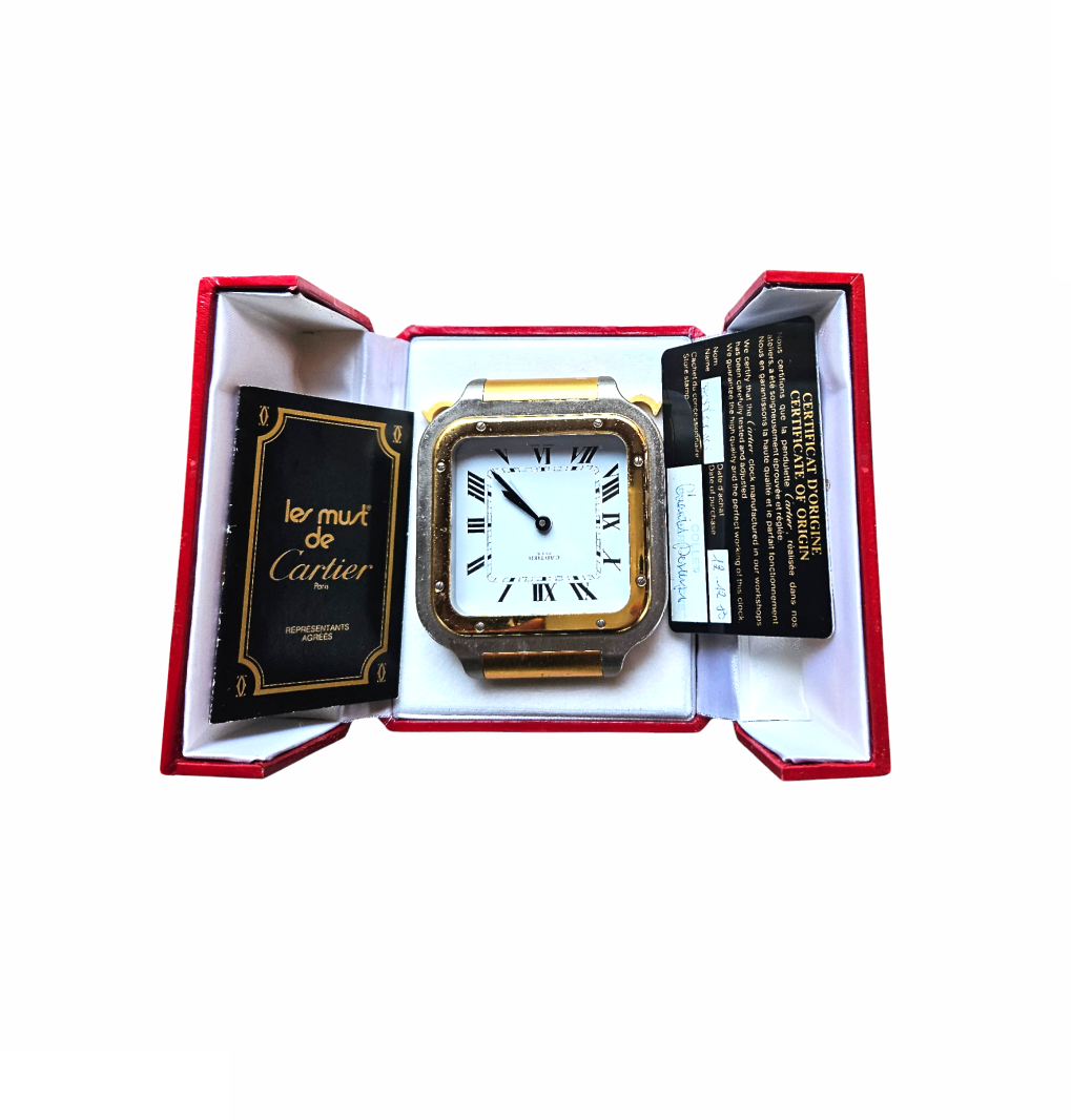 Travel Alarm Clock "Tank" - Cartier - Re:Velvet