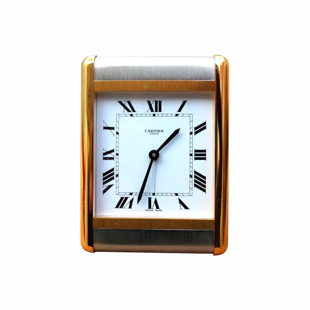 Travel Alarm Clock "Tank" - Cartier - Re:Velvet