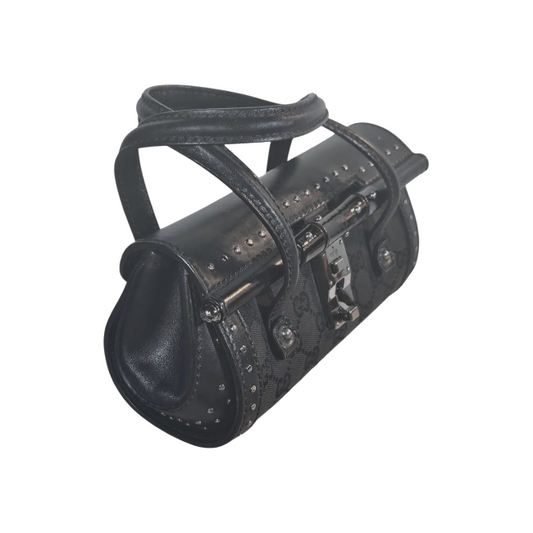 Vintage Mini Bamboo Bullet Bag GG Canvas - Gucci - Re:Velvet