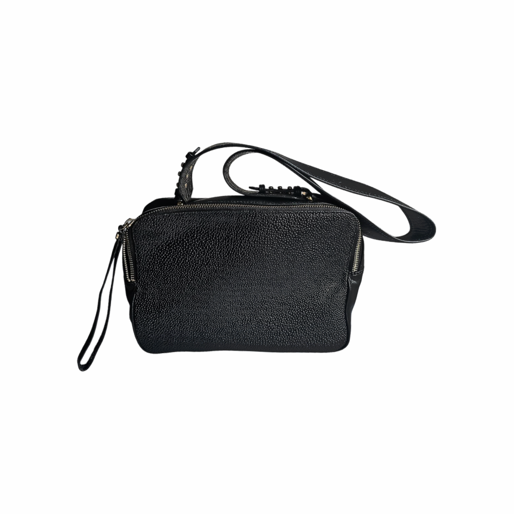 Scotchgrain Front Leather Shoulder Bag - & Other Stories - Re:Velvet