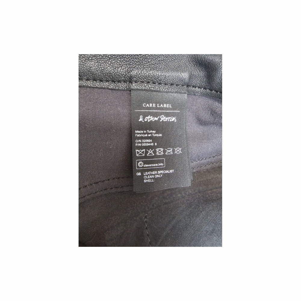 Straight Leg Leather Trousers - & Other Stories - Re:Velvet
