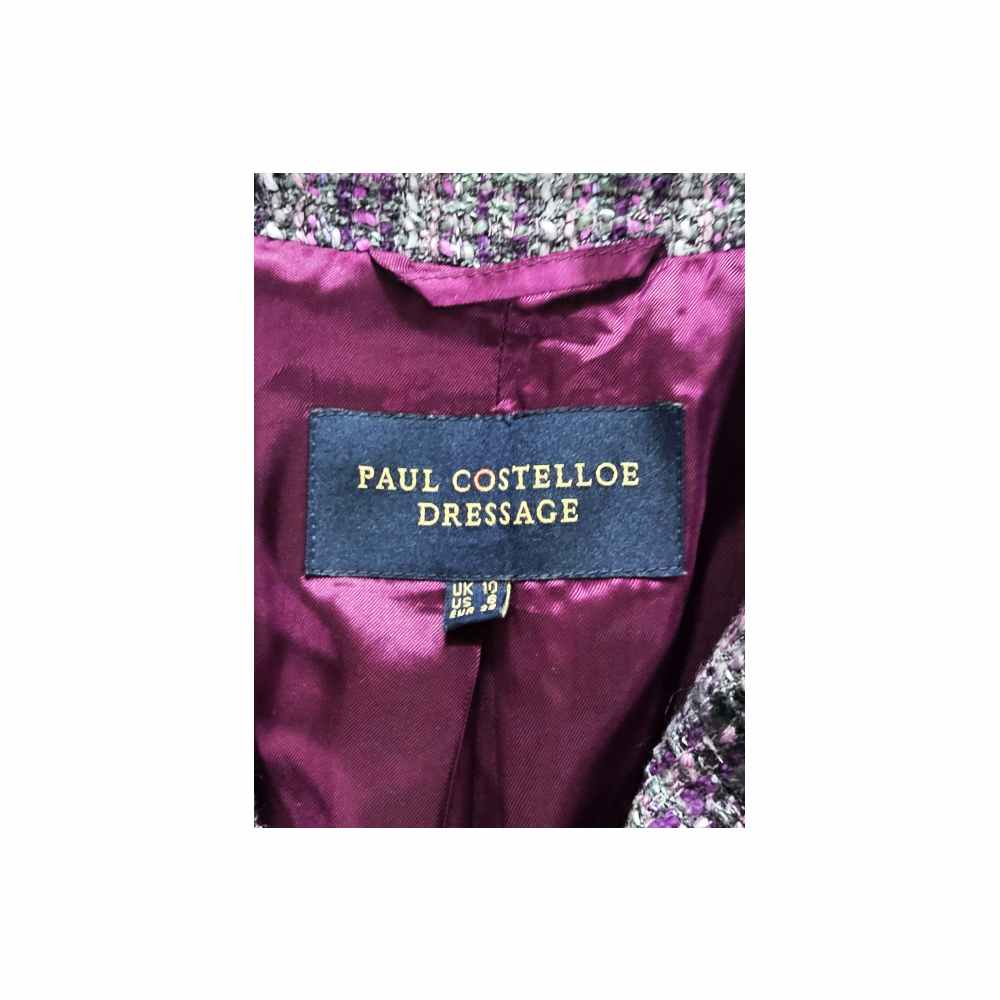 Tailored Wool Tweed Blazer - Paul Costelloe Dressage