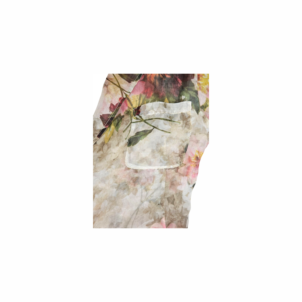 Floral Print Silk Organza Blazer - Paul Smith