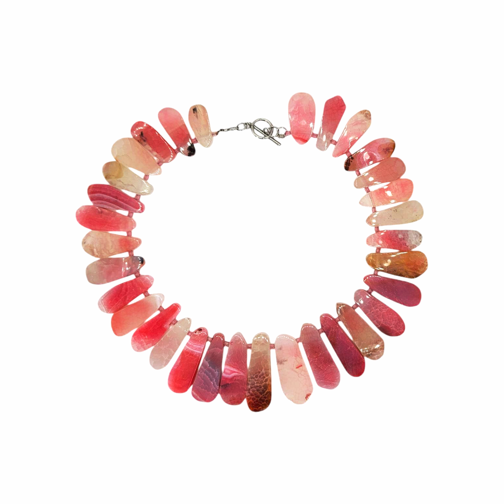 Peach Quartz Necklace