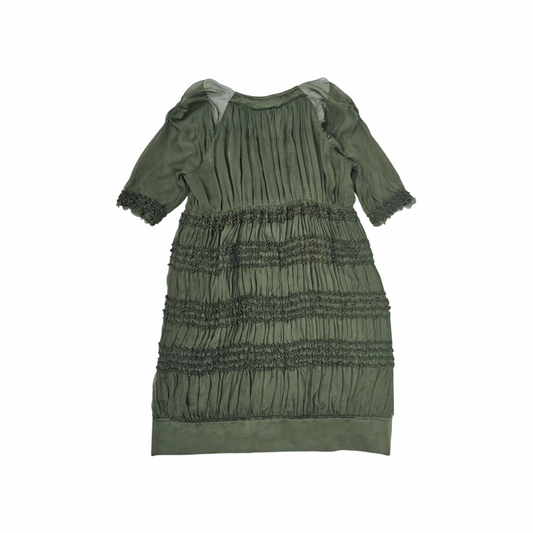 Pleated Silk Chiffon Empire Line Dress - Philosophy Di Alberta Ferretti