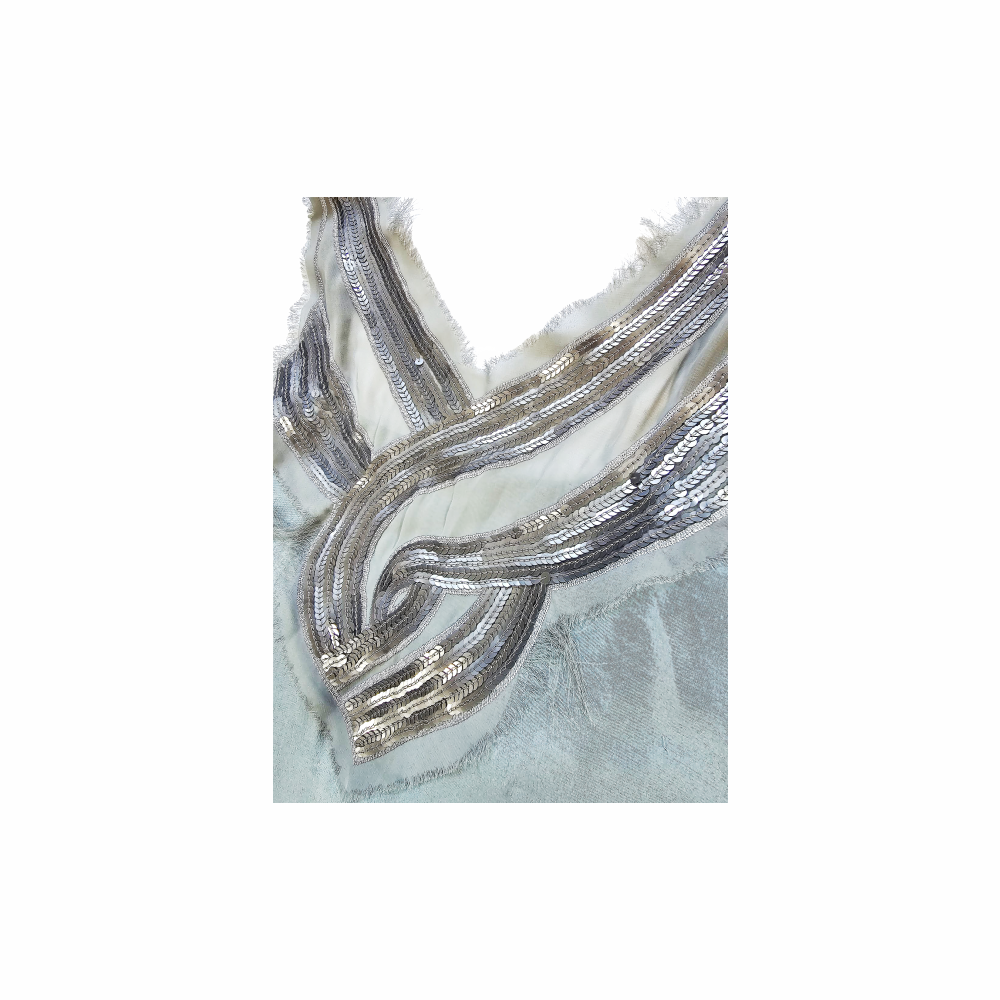 Silk Dress with Embroidered Collar - Philosophy Di Alberta Ferretti