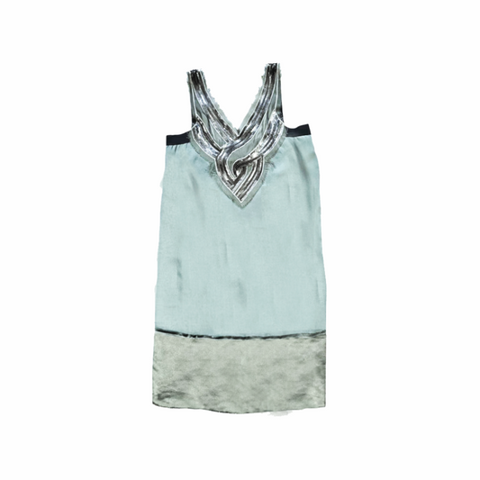 Silk Dress with Embroidered Collar - Philosophy Di Alberta Ferretti