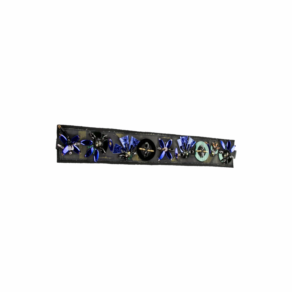 Embellished Gros Grain Cotton Ribbon Obi Belt - Prada