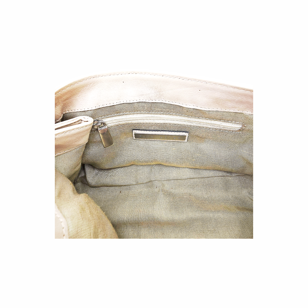 Leather Knot Clutch Bag - Pura López