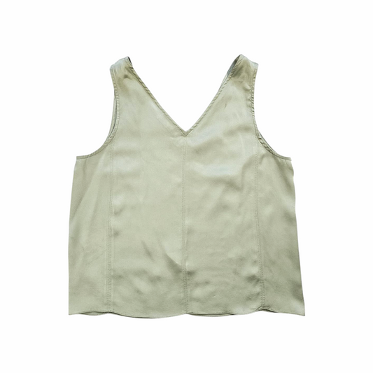 V-Neck Silk Tank Top - Raey