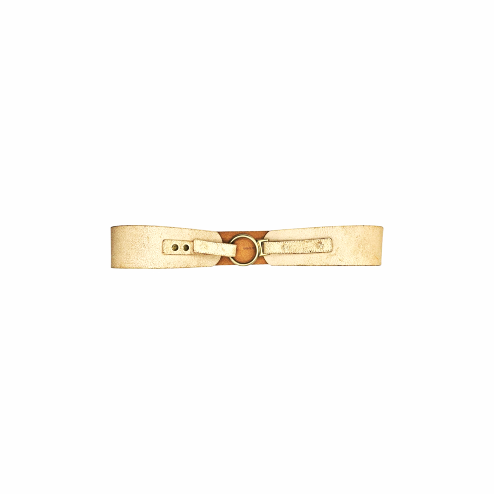 Loop & Snap Buckle Leather Belt - Ralph Lauren