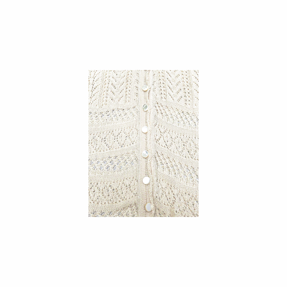 Silk Crochet Knit Cardigan - Ralph Lauren