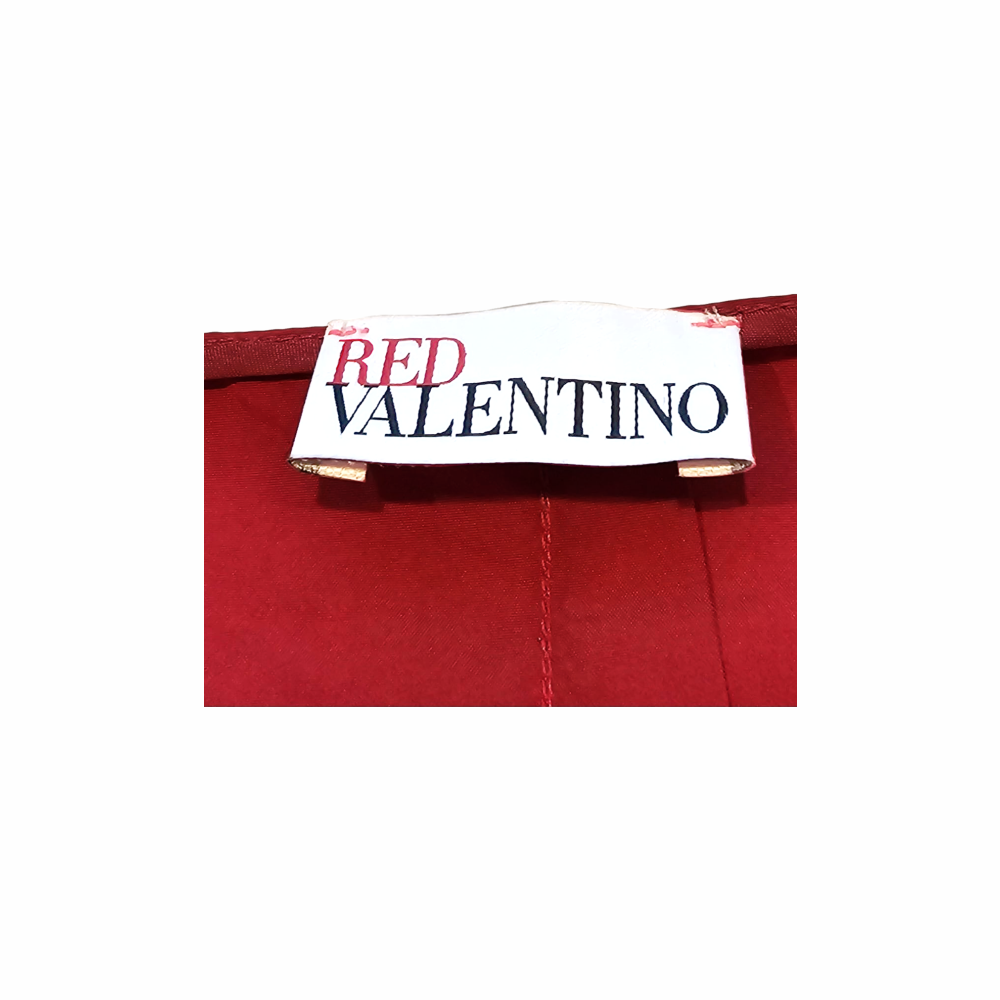 Taffeta Balloon Sleeves Wrap Shirt - RedValentino - Re:Velvet