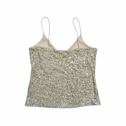 Spaghetti Strap Sequins Camisole - River Island London