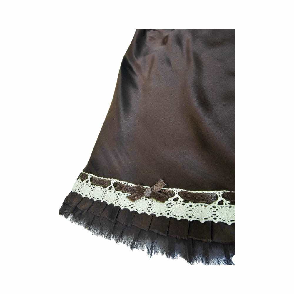Embroidered Silk Satin Camisole Top - Rocha.John Rocha
