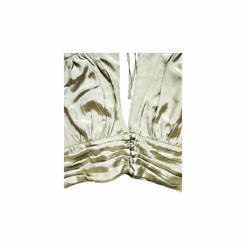 Puff Sleeves Cropped Top - Runaway