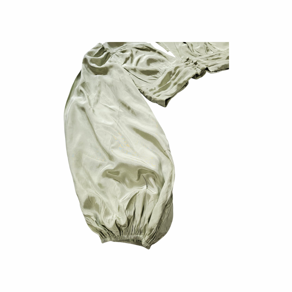 Puff Sleeves Cropped Top - Runaway