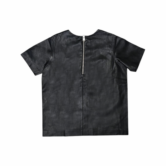 Short Sleeves Leather Top - ALL SAINTS - Re:Velvet