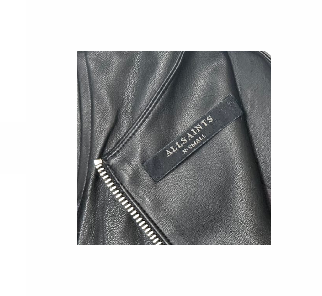 Short Sleeves Leather Top - ALL SAINTS - Re:Velvet