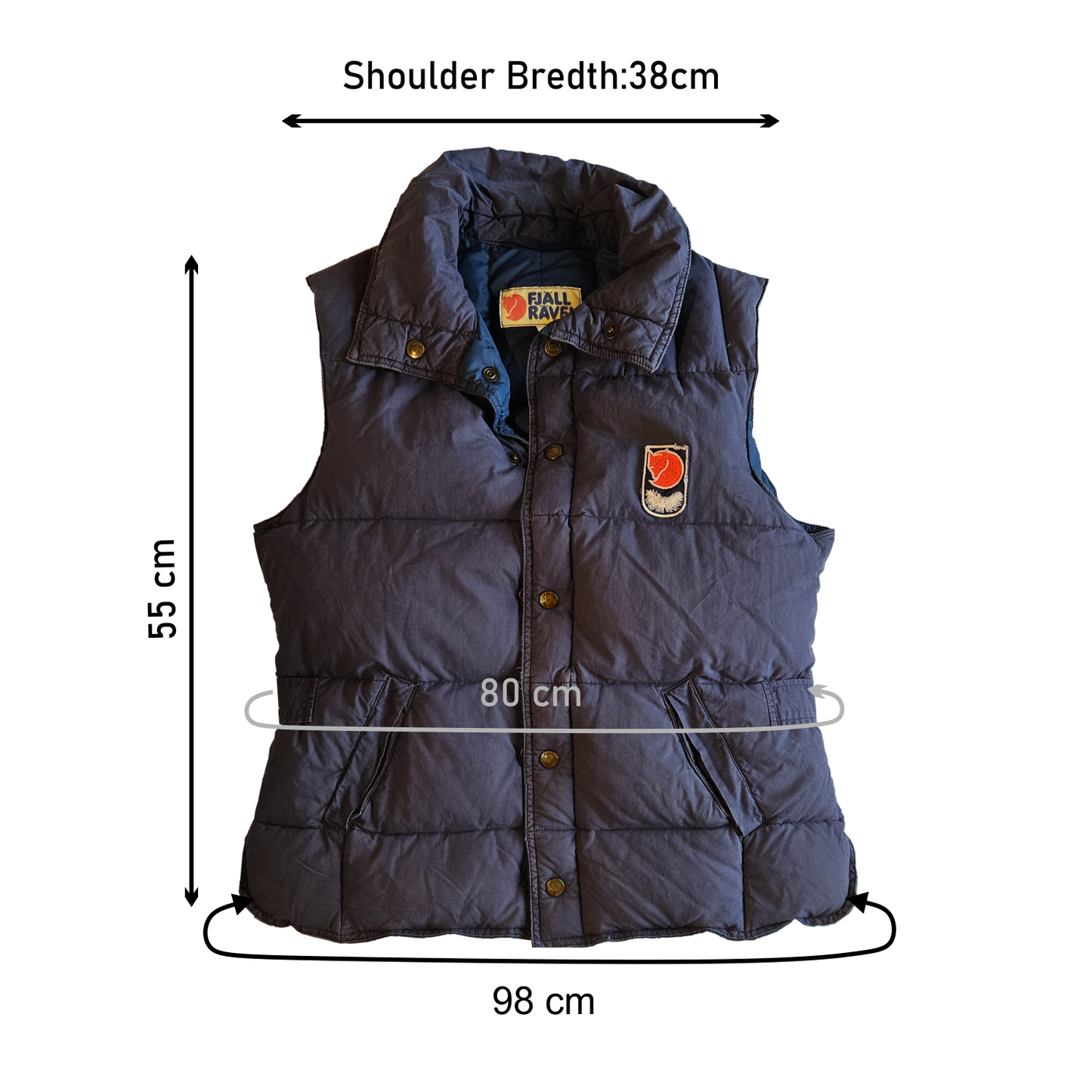 Vintage Sleeveless Puff Jacket - FJÄLL RÄVEN - Re:Velvet