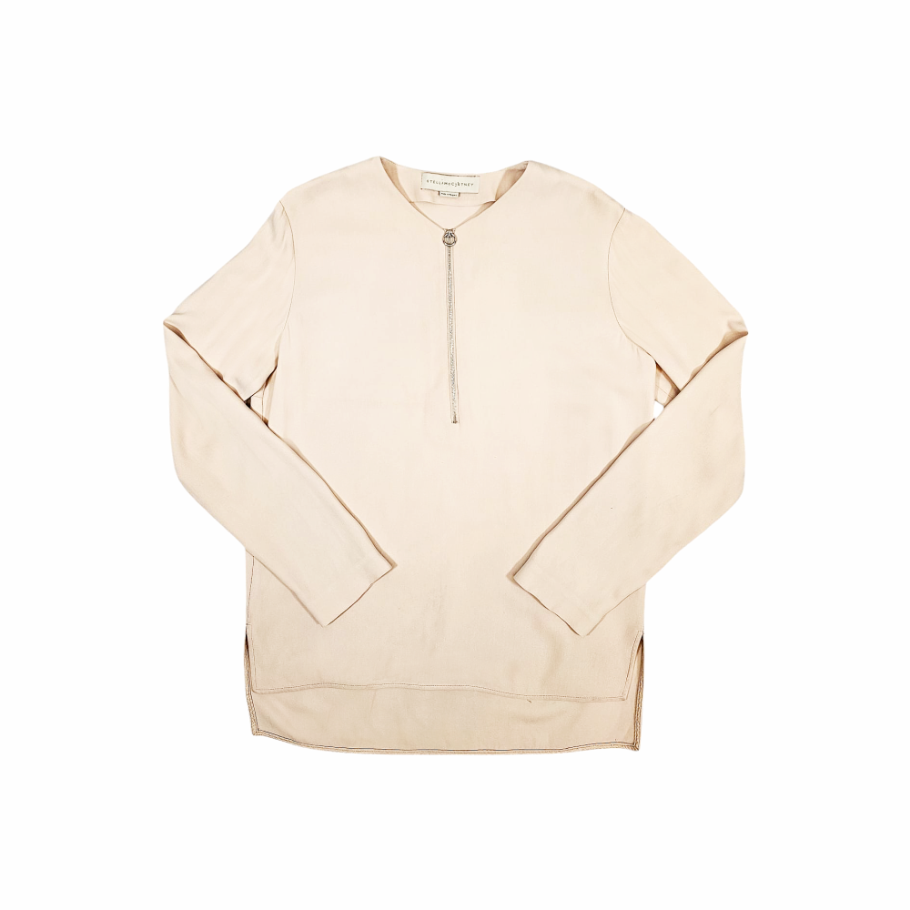 Long Zip Collar Blouse - Stella McCartney