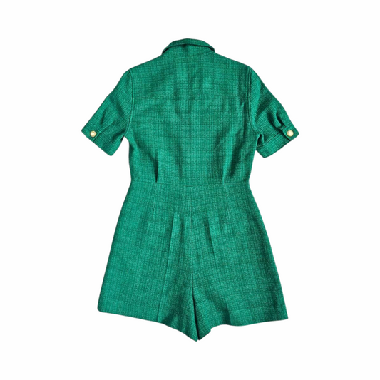 Zip-Up PlaySuit in Tweed - Sandro