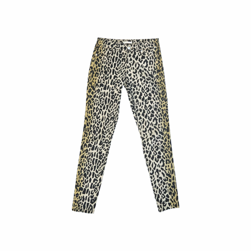Leopard Print Skinny Jeans - Scotch & Soda