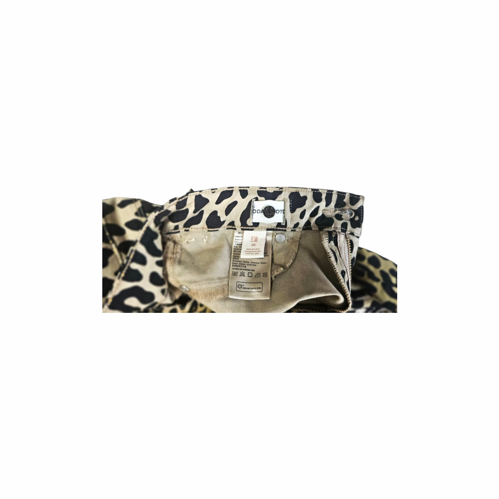 Leopard Print Skinny Jeans - Scotch & Soda