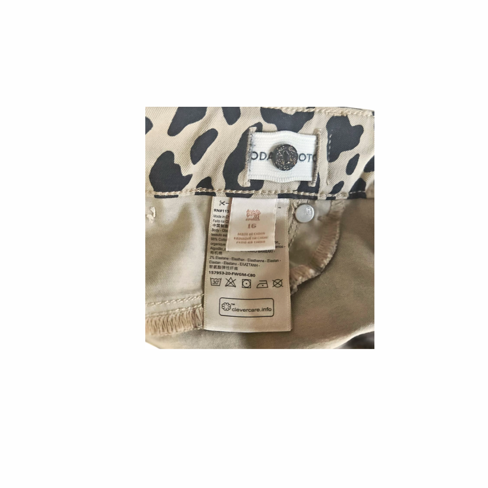 Leopard Print Skinny Jeans - Scotch & Soda