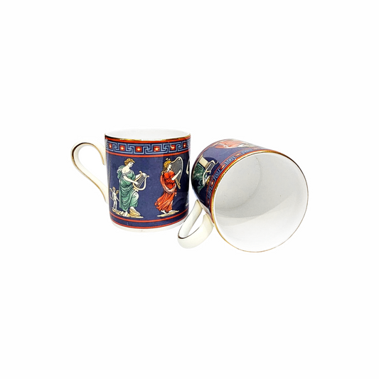 Set of Bone China Demi Tasse Espresso Cup "Musical Muses" - Wedgwood - Re:Velvet
