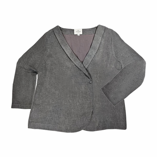 Grey Kimono Collar Jacket  - Sézane