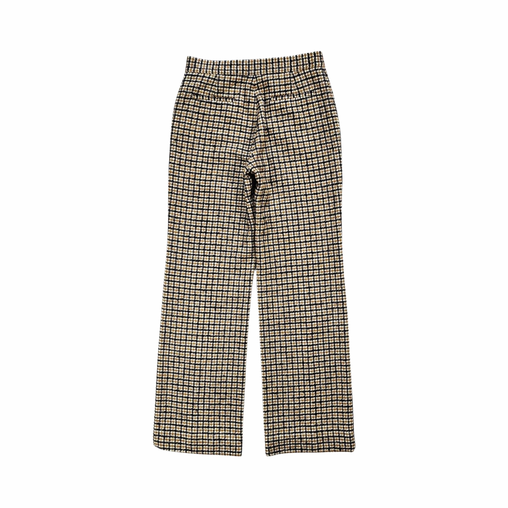 Checked High-Waist Wool Sailor Trousers - Sézane